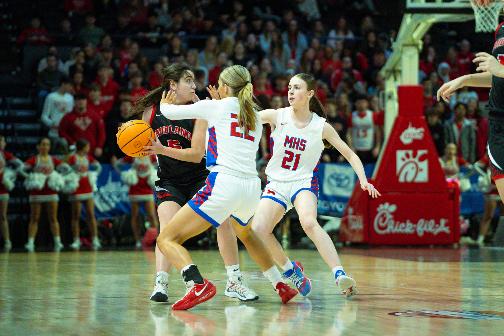 Morgantown stifles Cabell Midland, 56-42, to advance to Class AAAA state semifinals